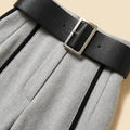 Mila | Black Jumpsuit Tailored, Elegant Knit with Waist-Cinching Belt