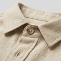 Milo | Men's Dress Shirt Cotton-Linen Blend, Lightweight & Breathable