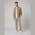 Milo | Men's Dress Shirt Cotton-Linen Blend, Lightweight & Breathable