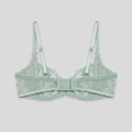 Mira Balcony Bra | Underwired, Floral Embroidery, Satin