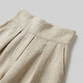 Mira | Blouse and Pants Set Cotton-Linen Blend, Sleeveless, Wide-Leg