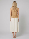 Mira Women's Blouse | Linen, Tailored Fit, Bow Tie Detail