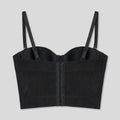 Mira | Bustier Top Mesh Underwire Design, Form-Fitting Silhouette