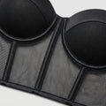 Mira | Bustier Top Mesh Underwire Design, Form-Fitting Silhouette