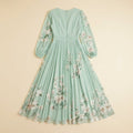 Mira | Floral Midi Dress Lightweight, Pleated Skirt for Women