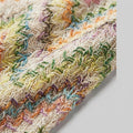 Mira | Maxi Dress Colorful Herringbone Knit, Ankle-Length V-Neck Summer Dress
