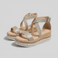 Olea open toe sandals silver