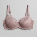 Oola Lace Bra mauve pink - front