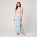 Oriana maxi dress pastel print