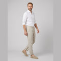 Palo | Linen Pants Men, Medium Weight, Tapered Fit, Elastic Drawstring