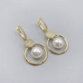 Pearluxe | Pearl and Zirkonia Earrings