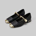 Pera Mary Jane flats black
