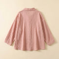 Pinky | Women's Shirt Oversized Cotton, Bracelet Sleeve