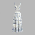 Pinta | Two Piece Skirt Set Printed Polyester, Tie Back Design