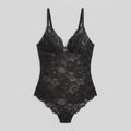 Poppy full lace bodysuit black