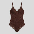 Poppy full lace bodysuit brown