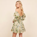 Primavera Vigil Dress | Cotton Mini with Ruffled Circle Skirt for Wedding Guests