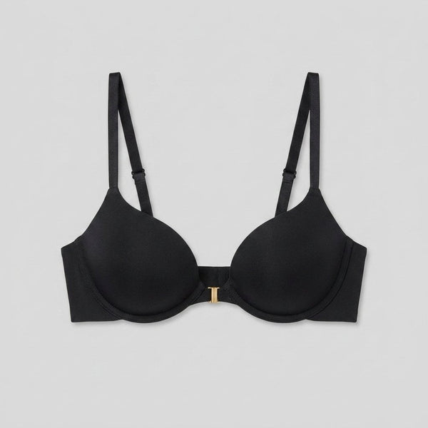 Raven Lift Up Bra black seamless racerback front