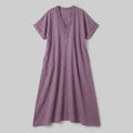 Riva Maxi Dress | Lace V-Neck, Cotton-Linen Blend