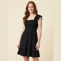 Rosa A-Line Dress black