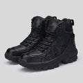 Rugged | Hiking Boots for Men Waterproof Leather, Shock Absorption
