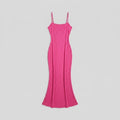 Sculptura shapewear slip maxi dress pink flat-lay