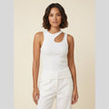 Sema cutout tank white front
