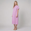 Sierra striped shirt dress pink
