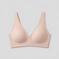 Sleek Deep V Bra Nude Pink seamless wireless
