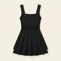 Sola | Mini Dress Sleeveless, Ruched Layered Summer Dress for Women