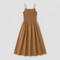 Soleil | Women's Dress Flowy A-Line, Spaghetti Strap Summer Dress