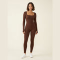 Soleil jumpsuit brown