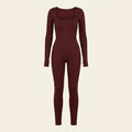 Soleil | Jumpsuit Women Elegant, Body-Con Fit, Thumb Hole Design