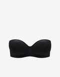 Sora Strapless Bra black front view