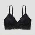 Sura Lace Bralette black front view
