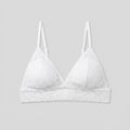 Sura Lace Bralette white front view
