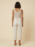Talia Capri Pants | Linen, Loose Fit, Cropped Tapered