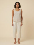 Talia Capri Pants | Linen, Loose Fit, Cropped Tapered