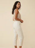 Talia Capri Pants | Linen, Loose Fit, Cropped Tapered