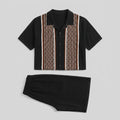 Tango | Men's Suit Knitted Fabric, Regular Fit, Monochromatic Design