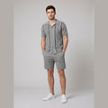 Tango | Men's Suit Knitted Fabric, Regular Fit, Monochromatic Design