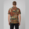 Taro | Folk Motifs Shirt Tall Fit, Short Sleeve,