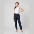 Teddy | Women's Pants Lightweight Linen Blend, Elastic Waist