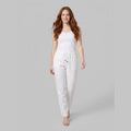 Teddy | Women's Pants Lightweight Linen Blend, Elastic Waist