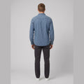 Theodore | Vintage Denim Shirt Striped, Cotton Blend, Relaxed Fit