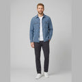 Theodore | Vintage Denim Shirt Striped, Cotton Blend, Relaxed Fit