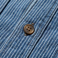Theodore | Vintage Denim Shirt Striped, Cotton Blend, Relaxed Fit