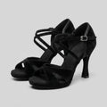 Vela velvet dance heels black pair