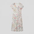 Vera Floral Midi Dress | Cotton-Polyester Blend, Perfect for Summer Parties