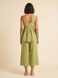 Vera | Women's Set Lace-Trimmed Loungewear Pajama Set